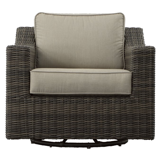 2 Steve Silver Jones Brown Swivel Lounge Chairs SSF-JON600SWCH