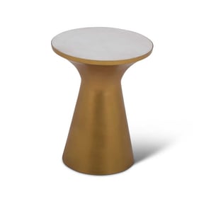 Steve Silver Jaipur Brass Gold Round Table