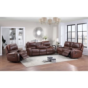 Steve Silver Keily Cinnamon Manual Reclining 3pc Living Room Set