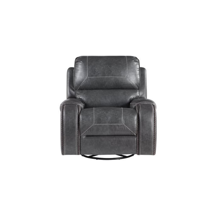 Steve Silver Keily Garrulous Grey Manual Recliner SSF-KE800CG