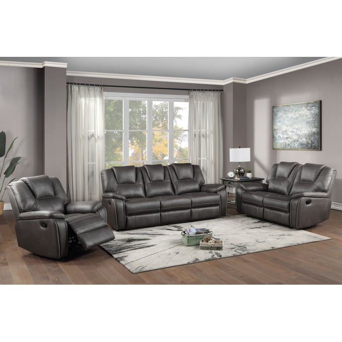 Steve Silver Katrine Charcoal 3pc Living Room Set SSF-KT800-LR-S2