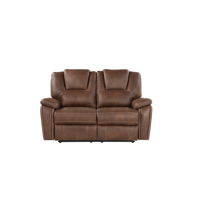 Steve Silver Katrine Chestnut Brown Manual Loveseat SSF-KT800LB