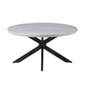 Keyla Faux Marble Round Cocktail Table