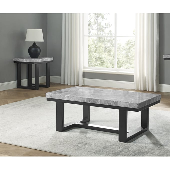 Steve Silver Lucca Gray 3pc Coffee Table Set SSF-LC350-OCT-S1