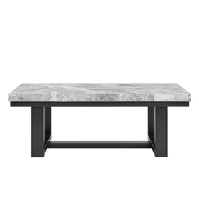 Steve Silver Lucca Gray Marble Top Cocktail Table