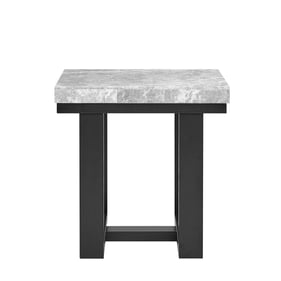 Steve Silver Lucca Gray Marble Top End Table