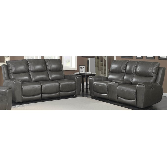 Steve Silver Laurel Grey Power Reclining 2pc Living Room Set SSF-LL950G2PC