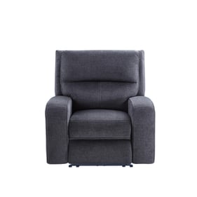 Steve Silver Lovell Charcoal Power Reclining Chair