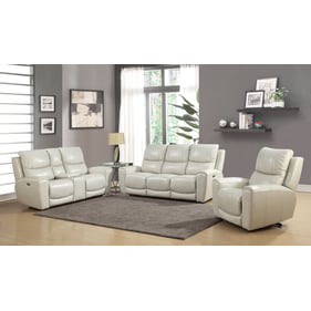 Steve Silver Laurel Ivory Power 3pc Living Room Set