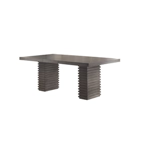 Steve Silver Mila Washed Gray Dining Table