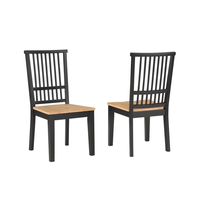 2 Steve Silver Magnolia Ebony Side Chairs SSF-MM500S