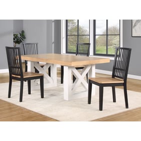 Steve Silver Magnolia Ebony 5pc Dining Set