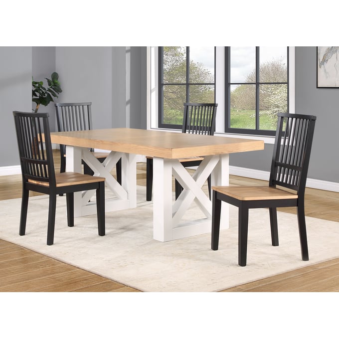 Steve Silver Magnolia Ebony 5pc Dining Set SSF-MM500-DR-S1