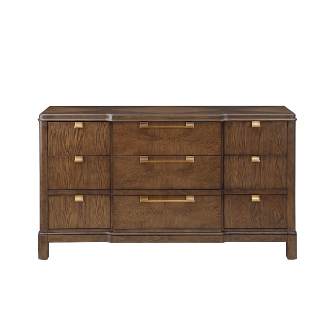 Steve Silver Milan Brown Walnut Dresser SSF-MN900DR