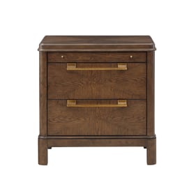 Steve Silver Milan Brown Walnut Nightstand