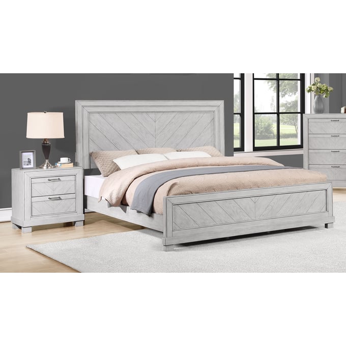 Steve Silver Montana Grey 2pc Bedroom Set with King Bed SSF-MON900-BR-S1