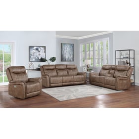 Steve Silver Morrison Camel 3pc Power Living Room Set