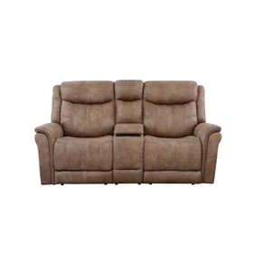 Steve Silver Morrison Camel Power Console Loveseat