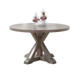 Steve Silver Molly Grey Oak Round Dining Table