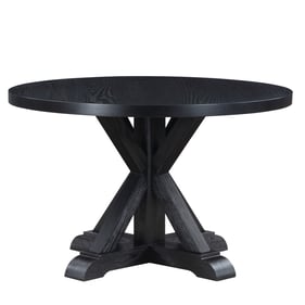 Steve Silver Molly Black Round Dining Table