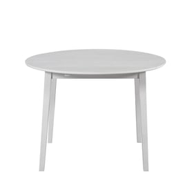 Steve Silver Naples Antiqued White Drop Leaf Dining Table