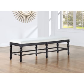 Steve Silver Odessa Black Dining Bench