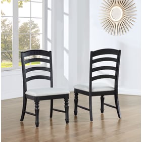 2 Steve Silver Odessa Black Side Chairs