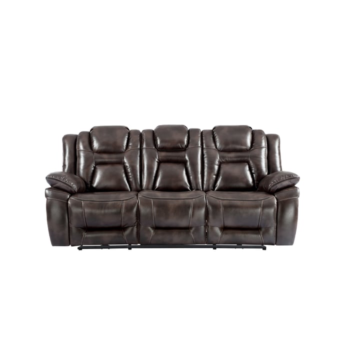 Steve Silver Oportuna Coffee Power Sofa with Drop Down SSF-OP70061SC