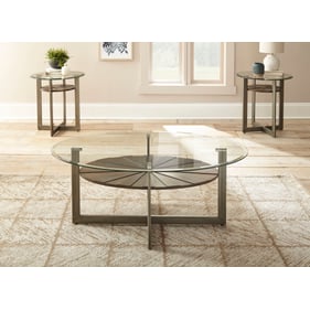 Steve Silver Olson Smoky Grey 3pc Occasional Table Set