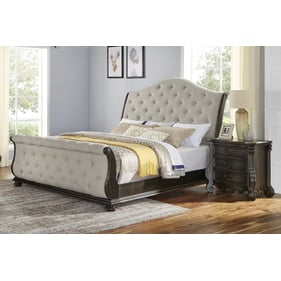 Steve Silver Rhapsody Molasses 2pc Bedroom Set with King Sleigh Bed