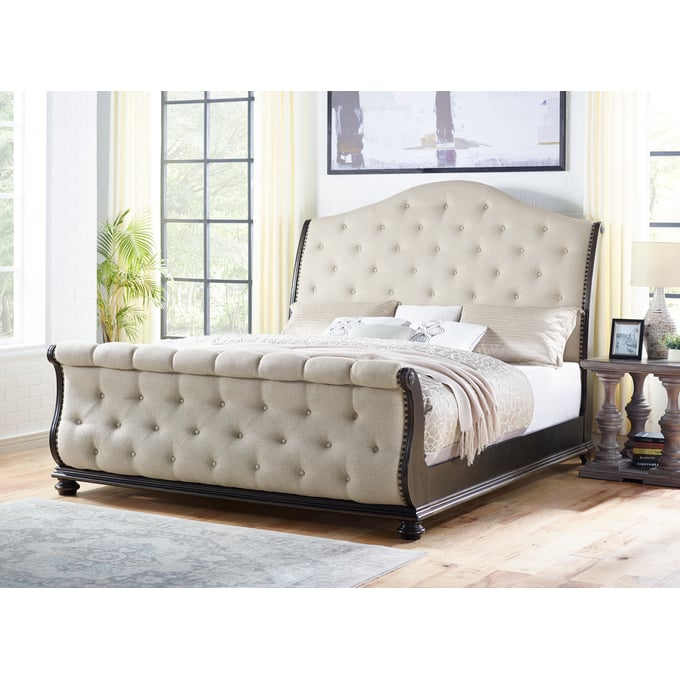 Steve Silver Rhapsody Molasses King Sleigh Bed SSF-RH900-KSLBED