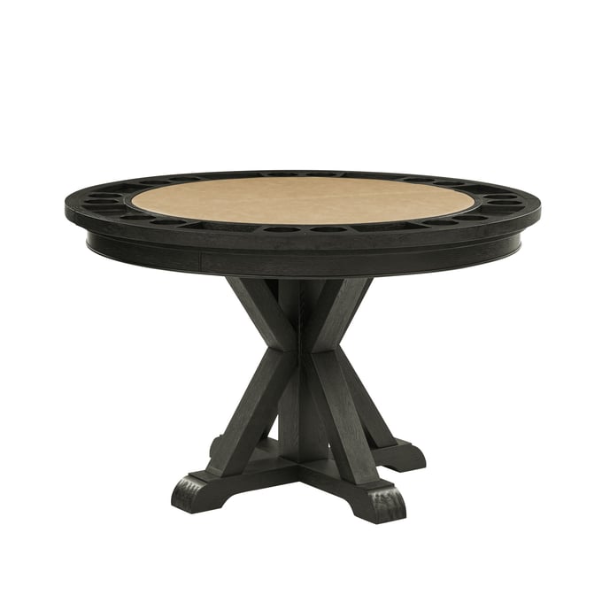 Steve Silver Rylie Black Trestle Dining Table Base SSF-RL500KDB