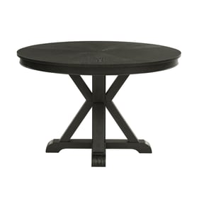 Steve Silver Rylie Black Round Dining Table