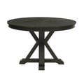 Rylie Black Round Dining Table