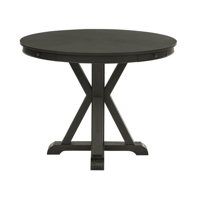 Steve Silver Rylie Black Trestle Counter Table Base SSF-RL600KPB