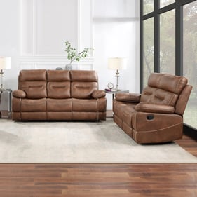 Steve Silver Rudger Chestnut Brown 2pc Living Room Set