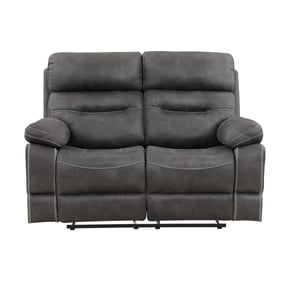 Steve Silver Rudger Moonlight Gray Manual Loveseat