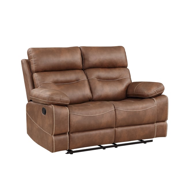 Steve Silver Rudger Chestnut Brown Manual Loveseat SSF-RUD800LN