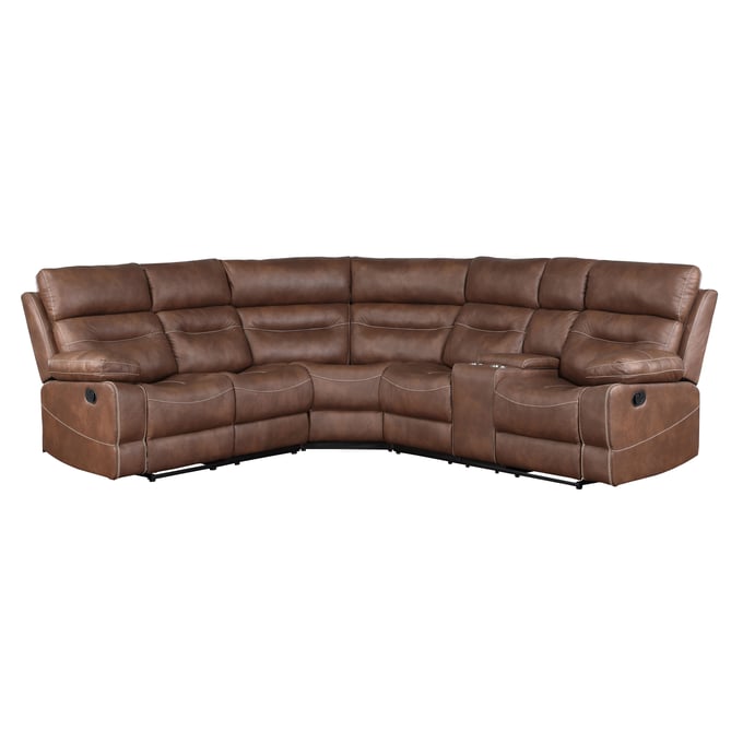 Steve Silver Rudger Brown 3pc Sectional SSF-RUD800N-3PC-SECT