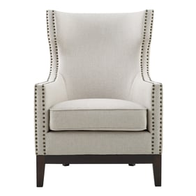 Steve Silver Roswell Beige Accent Chair with Nailhead