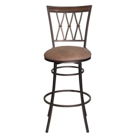 Steve Silver Sedona Charcoal Swivel Barstool