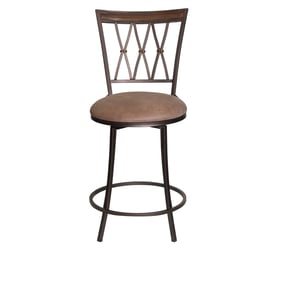 Steve Silver Sedona Charcoal Swivel Counter Stool