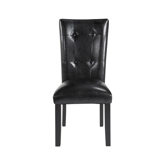 2 Steve Silver Sterling Ebony Parsons Chairs SSF-SN500S