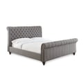 Swanson King Gray Upholstered