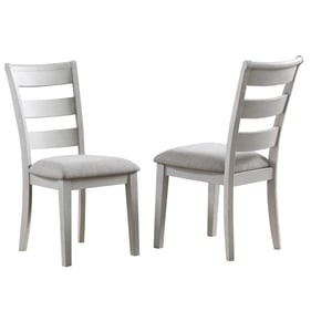 2 Steve Silver Pendleton Ivory Side Chairs