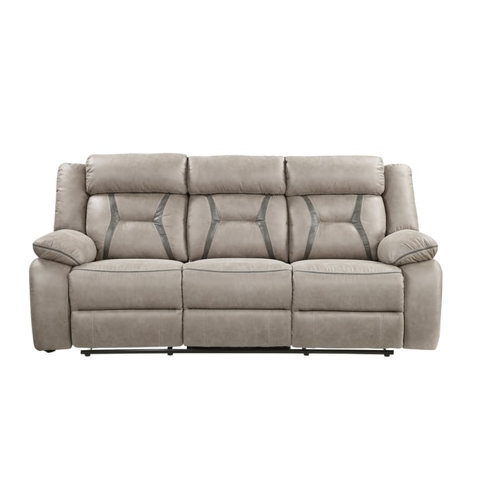 Steve Silver Tyson Grey Manual Sofa SSF-TY850S