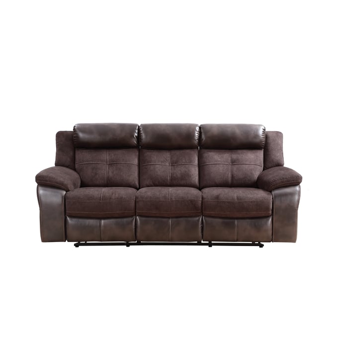 Steve Silver Pueblo Coffee Manual Recliner Sofa SSF-UE9222SC