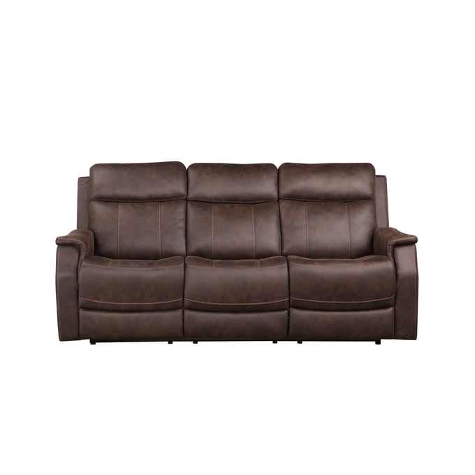 Steve Silver Valencia Walnut Power Recliner Sofa SSF-VA950SW