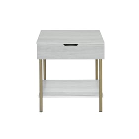 Steve Silver Whitman Weathered White Square End Table