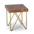 Walter Brass Inlay End Table